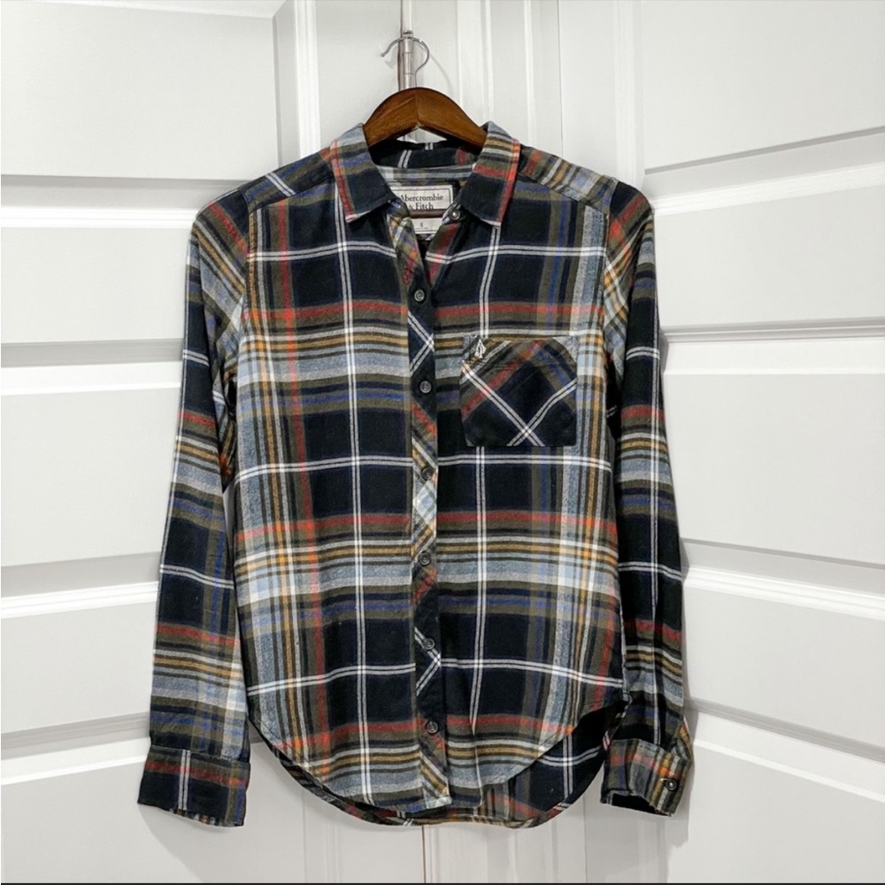 A&F | Flannel Button Front Shirt